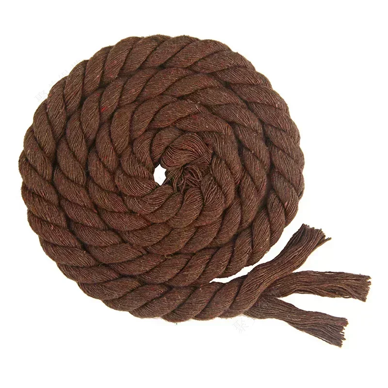 2 Meter 5–20 mm, 3 Aktien, Makramee-Baumwollseil, geflochten, gedrehte Schnur, DIY-Dekoration, Seile, Tasche, Bastelschnüre, Nähzubehör