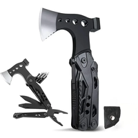 Multifunction Axe Survival Axe Pliers MultiTool Camping Ax Hammer Outdoor Escape Tool Portable Fold Pliers Pocket Knife