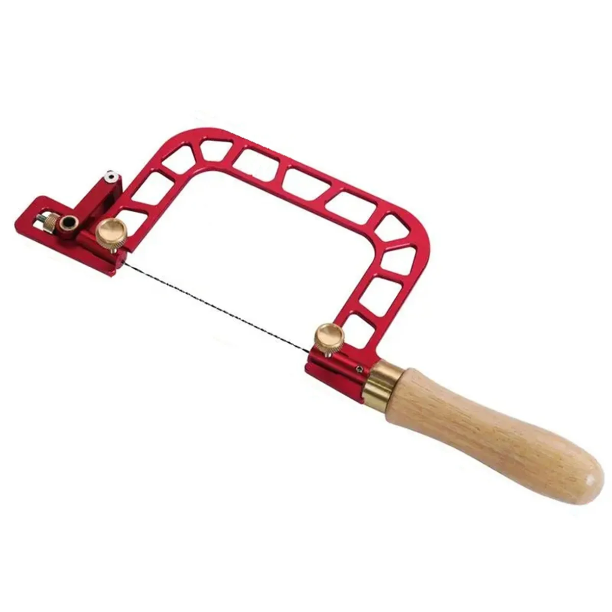 

Steel Frame Coping Saw Precision Engraving Saw Hand Wire Saw Cutting Saws Efficient Hand Tool Self-Cleaning WithHandle A