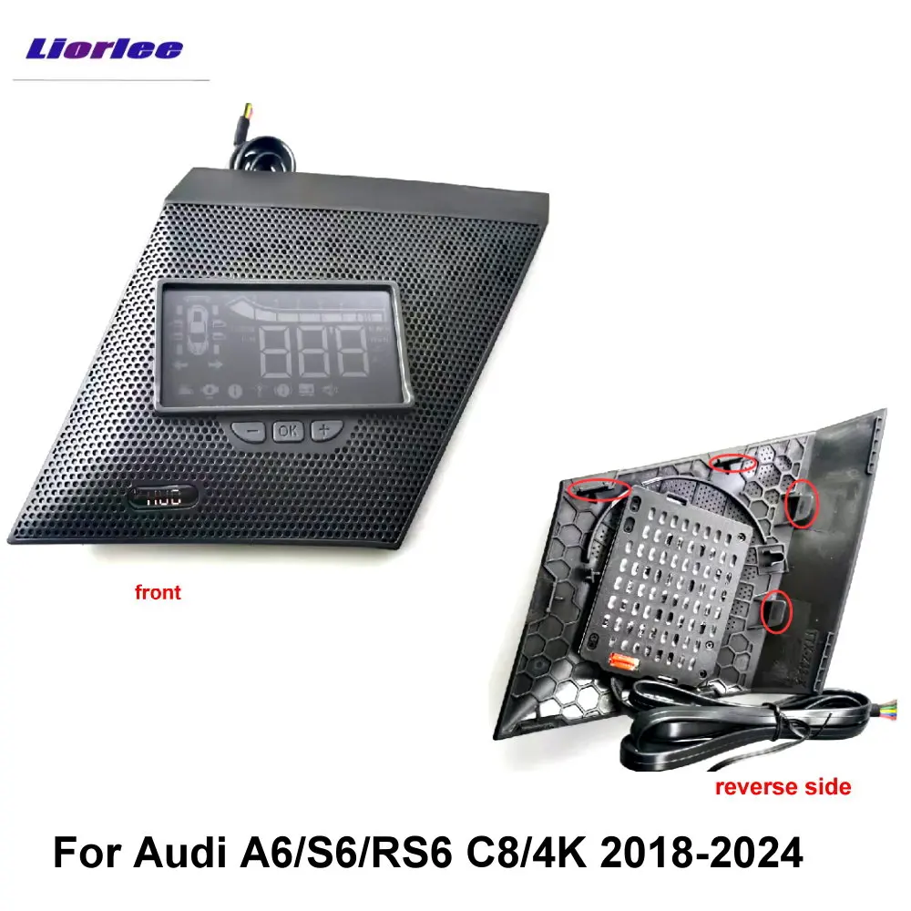 

For Audi A6 S6 C8/4K 2018-2024 Car Head Up Display HUD Full Function Safe Driving Screen Front View Windshield Speed Projector