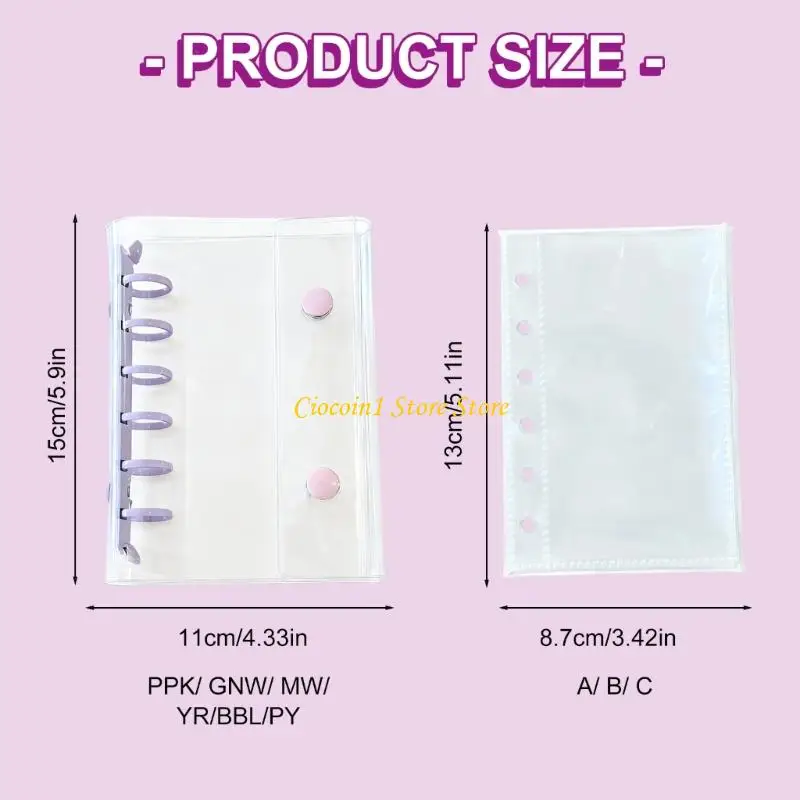 A3PC Size Removable Rings Notebook With Premium Paper Customizable Page Friendly