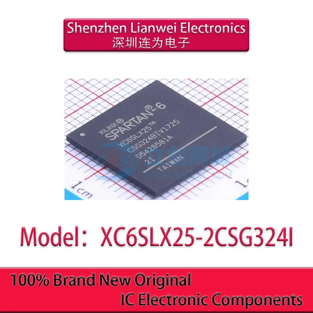 

100% New XC6SLX25-2CSG324I XC6SLX25 IC Chipset CSBGA-324