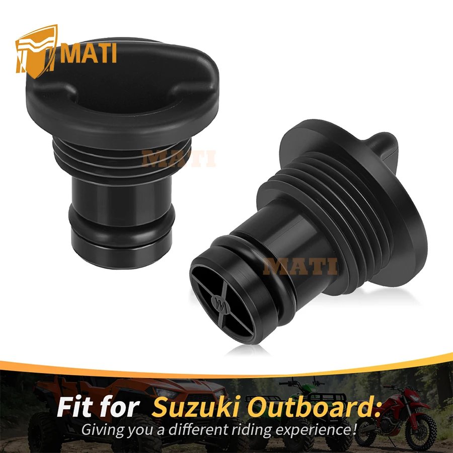 2 Pcs Water Flush Plug & O-Ring For Suzuki Outboard 4 Stroke DF 25 30 60 70 90 100 115 140 1998-2019 17913-99E12 17913-99E11