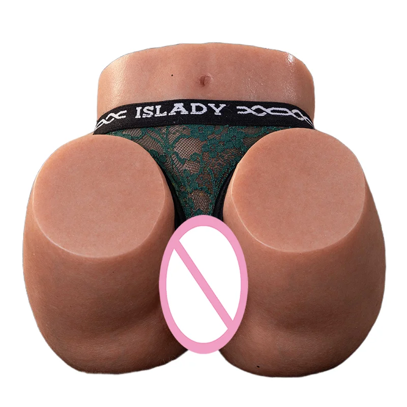 MIVM 9.8KG Life Size Big Ass Torso Doll Realistic Vagina 3D Anus Double Channels Silicone Sex Dolls Adult Sex Toys For Men