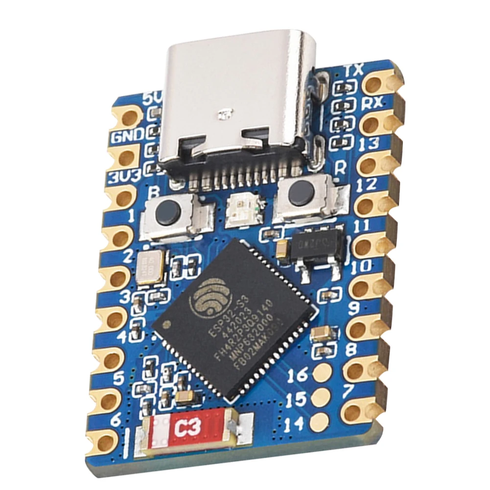 

ESP32-C3-Zero ESP32-S3-Zero Mini Development Board ESP32-C3FN4 Single-Core/ESP32-S3FH4R2 Dual-Core 160/240MHz Running Frequency