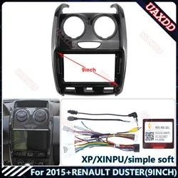 For2015+RENAULT DUSTER 9INCH Car dvd radio Android Host speaker decoder MP3 MP5 fascia audio multimedia fasica frame Radio panel