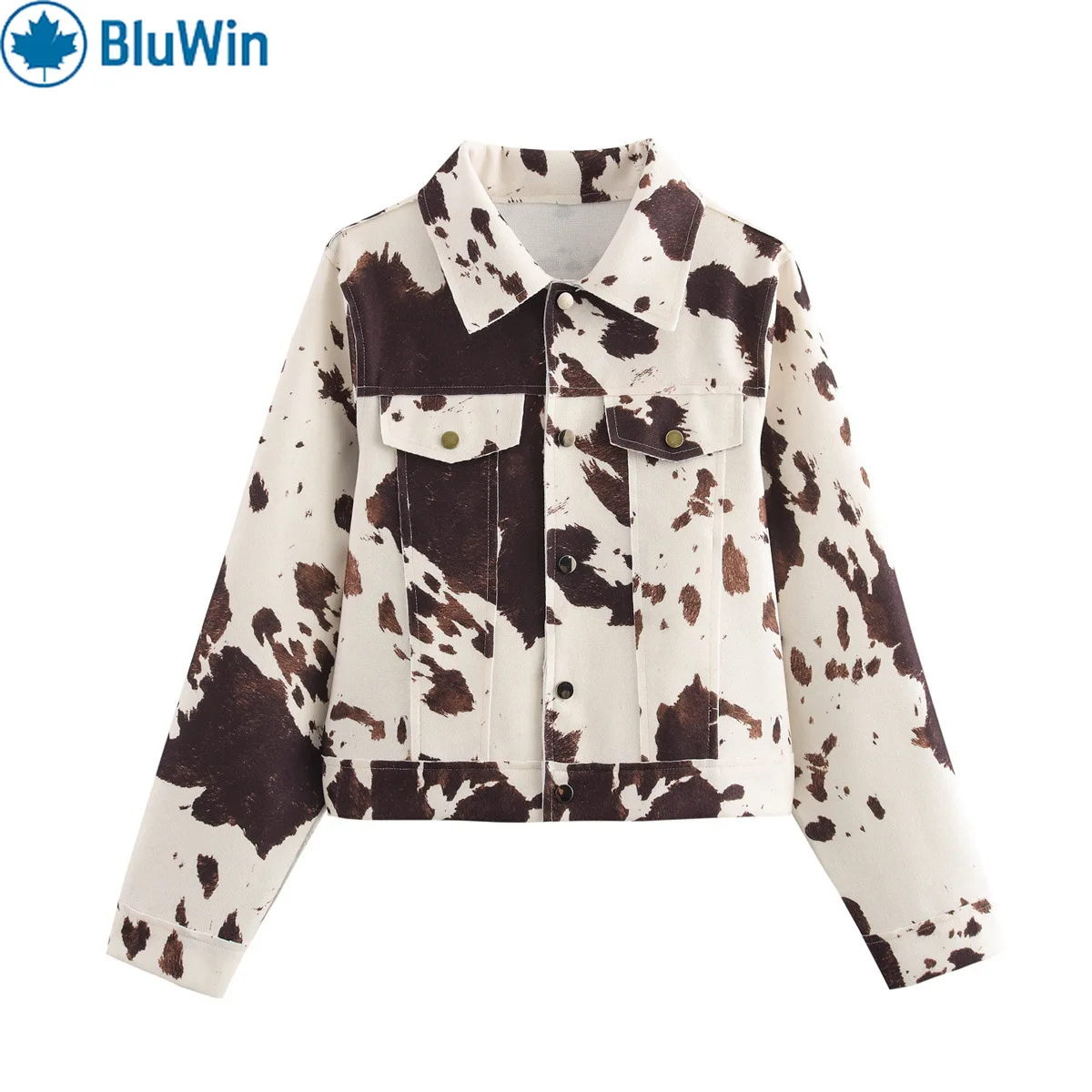 

URBANCHIC&ZAF Streetwear Teddy Jacket for Women Winter 2025 Cozy Faux Fur Coat with Collar Fluffy Outerwear