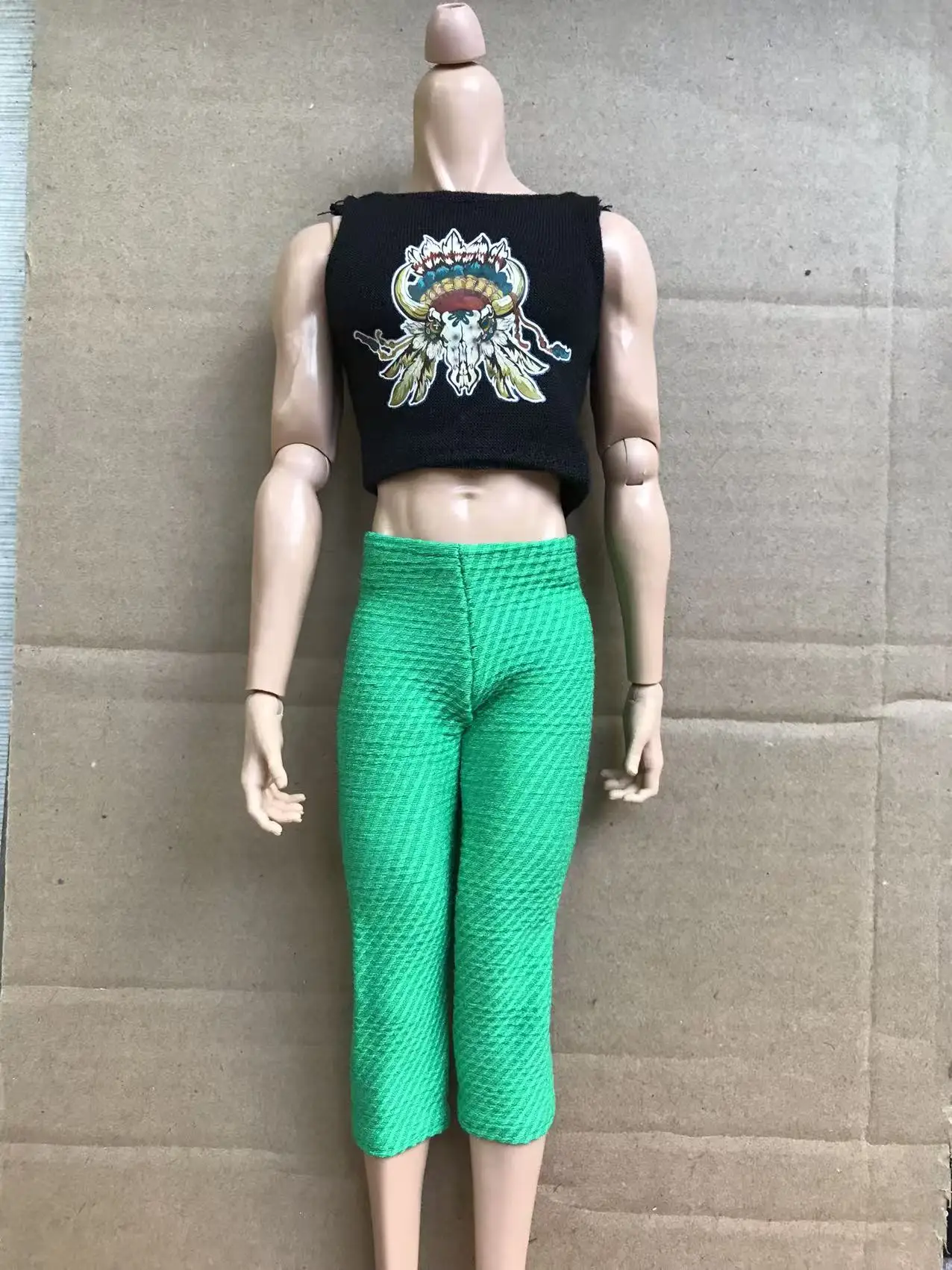 مجموعة ملابس الدمية الملونة للرجال، ملابس رياضية لدمية كين مع سراويل طويلة ومعطف للدمى #3