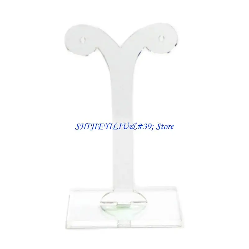 

E21F Jewelry Display Rack Acrylic Earring Holder for Home Vanity and Storefronts Use