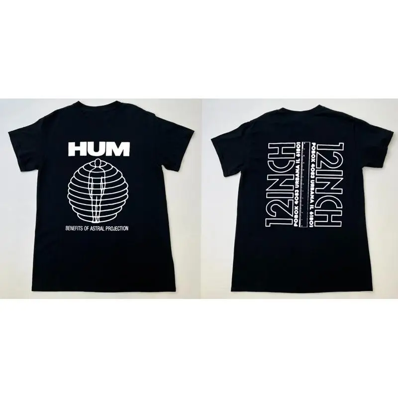 Черная двусторонняя футболка HUM Benefits Astral Projection AE93 Черная двусторонняя футболка HUM Benefits Astral Projection AE93