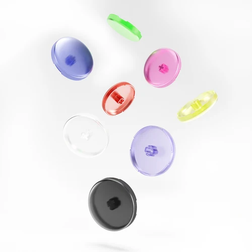 Imagen 2 del producto Tapas de botón Hitbox Haute42 de 23,5mm para controlador Arcade sin palanca, 8 Uds., teclas cruzadas para controlador Hitbox, tapa de interruptores LP