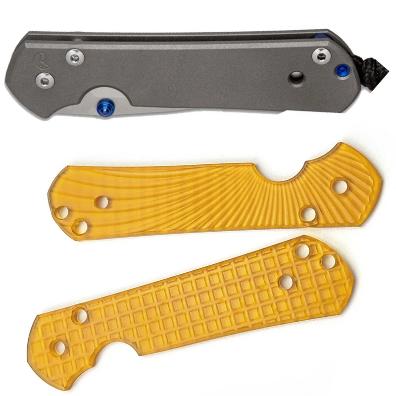 

3 узоры янтарного цвета, сетка с изогнутой поверхностью, нож с ручкой PEI, накладка на весы для Chris Reeve, большие ножи Sahal 21, детали ручки