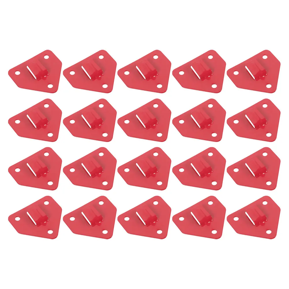 

20pcs Extinguisher Wall Mount Bracket Heavy Duty Metal Holder For Office Industrial Use, Universal Fire Safety Bracket, Wall