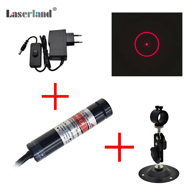650nm الأحمر الهدف دائرة حيود صريف وحدة ليزر ديود #4