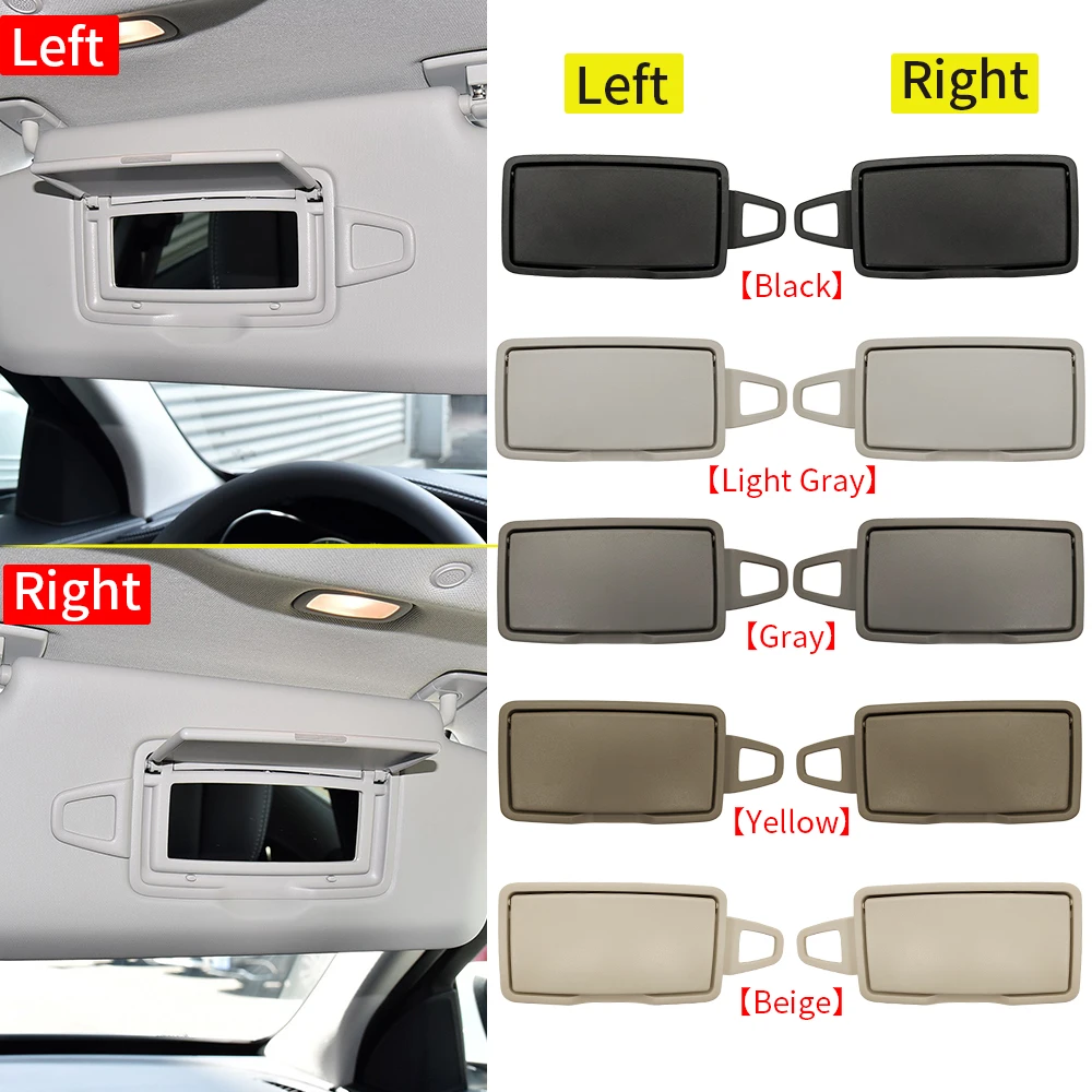 For Benz W246 W176 W156 W117 Car Interior Front Sun Shade Visor Makeup Cosmetic Mirror Cover For Mercedes A B CLA GLA Class