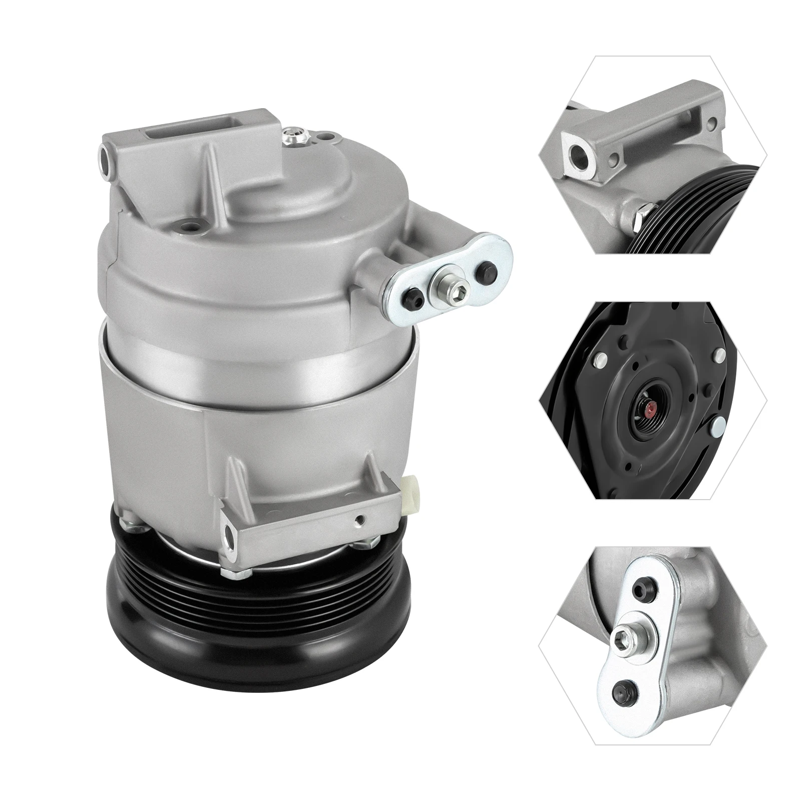 

New AC A/C Compressor Fits the 2009-2017Chevrolet AveoL 41.6LLSLT&Base Models 2007-2010PontiacG3L 41.6L 2009PontiacG3WaveL 41.6L