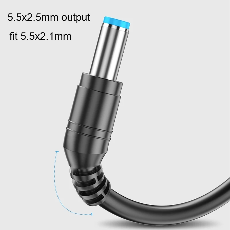 USB C Type C PD to 9V 12V 15V 20V 5.5x2.5mm Power Supply Cable for Wireless Router Laptop LED Strip Speaker CCTV Camera