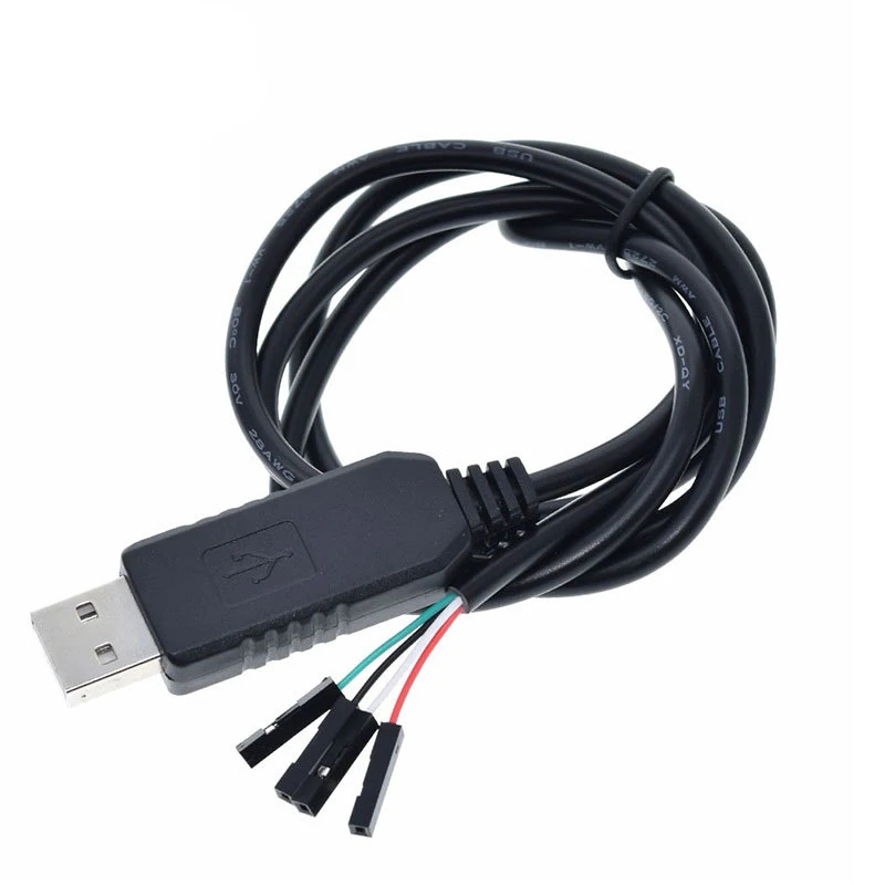 1 ~ 100 buah 1M Module USB ke TTL RS232 modul Upgrade USB ke Port seri Unduh kabel tengah sembilan sikat kabel mesin