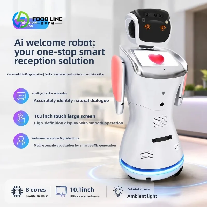 Customized Intelligent Welcome Robot Voice-Interactive Education Efficient Lead Generation Promotional Service Robot