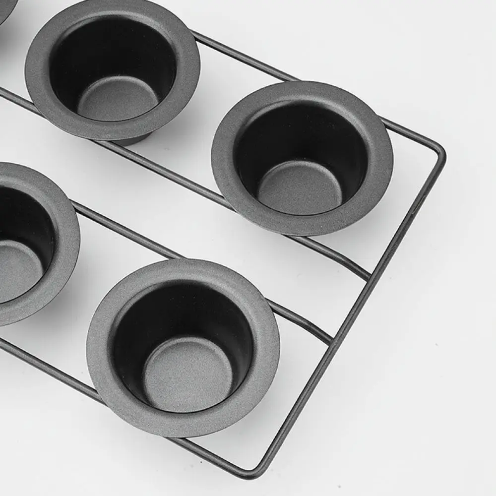 Carbon Steel Muffin Baking Mold Nonstick Cupcake Pan For Household Kitchen Bakeware Tool Pastry Dessert Making Equipment