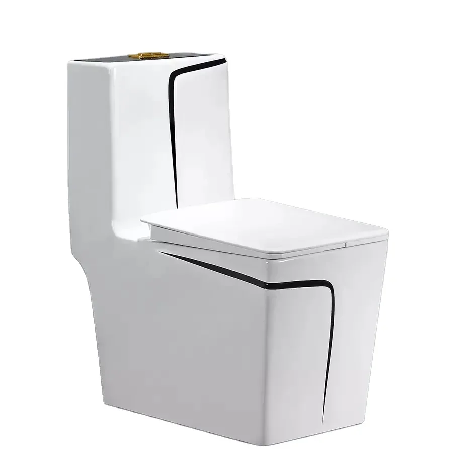 Modern Design Strong Siphonic Luxury Fashionable Water Closet Toilet Ceramic One Piece Toilet for Bathroom