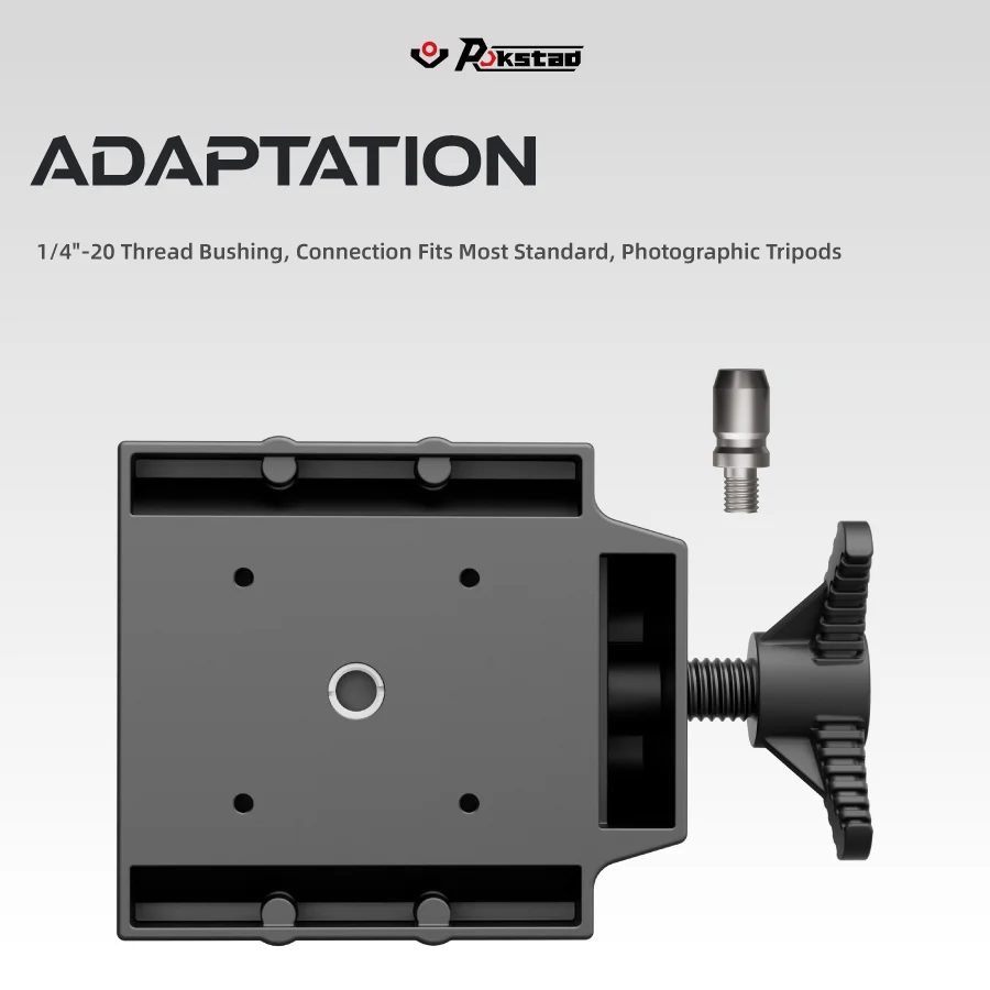 Vector Optics Saddle Mount Rifle Adapter for Tripod Clamping Range From 35-65mm Most Rifles Mount Aluminum Alloy