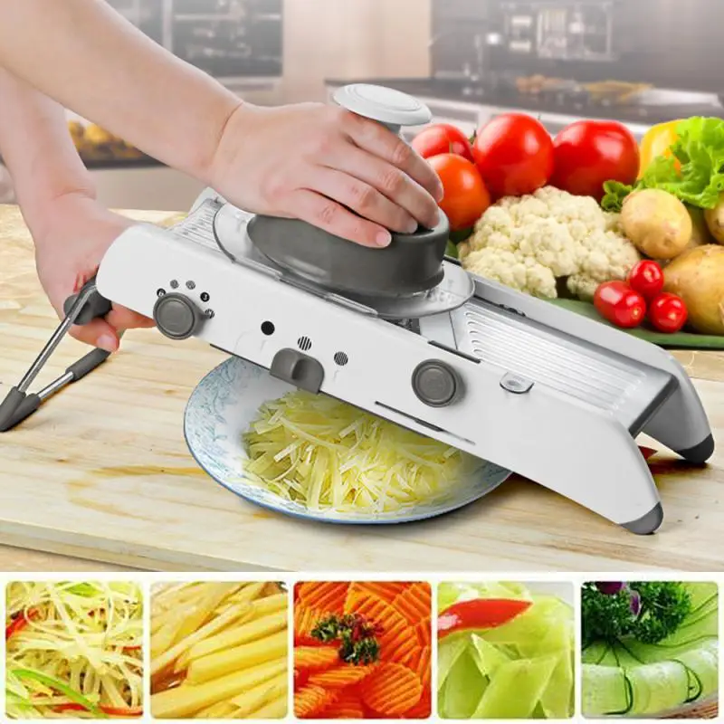 Multifunctional Kitchen Gadgets Stainless Steel Slicer Kitchen Tools Kitchen Supplies Suitable For Cutting Vegetables And Fruits