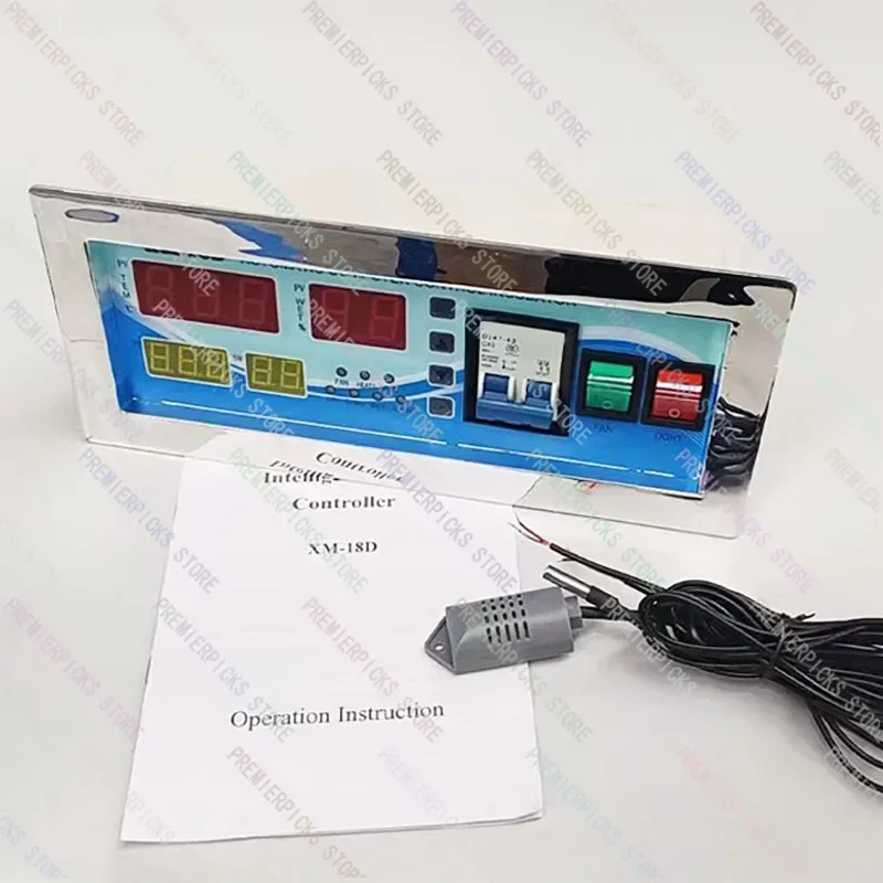 XM-18D Incubator Controller Thermostat Fully Automatic  Intelligent Temperature and Humidity Sensor