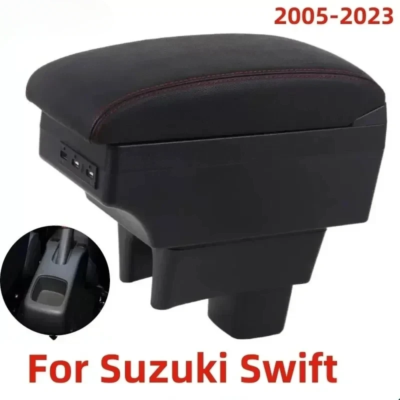 For Suzuki Swift Armrest Box For Suzuki Swift 2005-2023 Car Armrest Car Accessories Interior details storage Box Retrofit parts