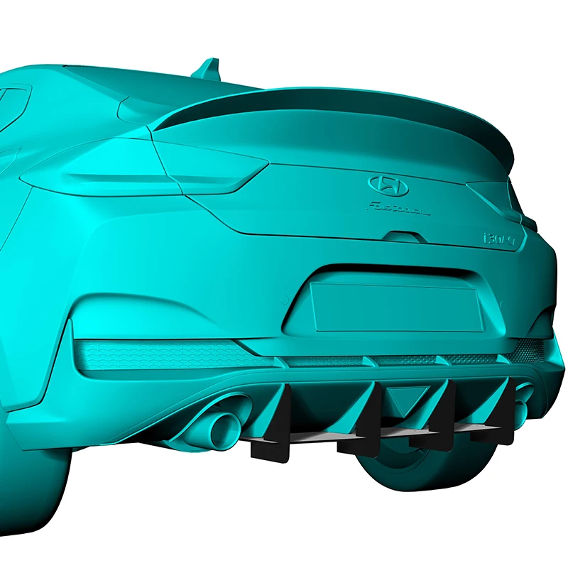 

Использование для Hyundai i30 Fastback N 2018-2022 год, задний диффузор, бампер, спойлер, сплиттер, комплект кузова, аксессуары