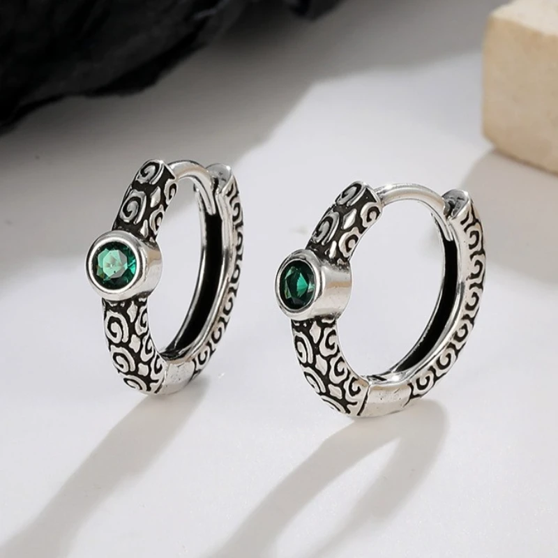 

New 925 Sterling Silver Earrings Luxury 5A Zircon Vintage for Women Wedding Jewelry Classic Female Accessories Gifts party