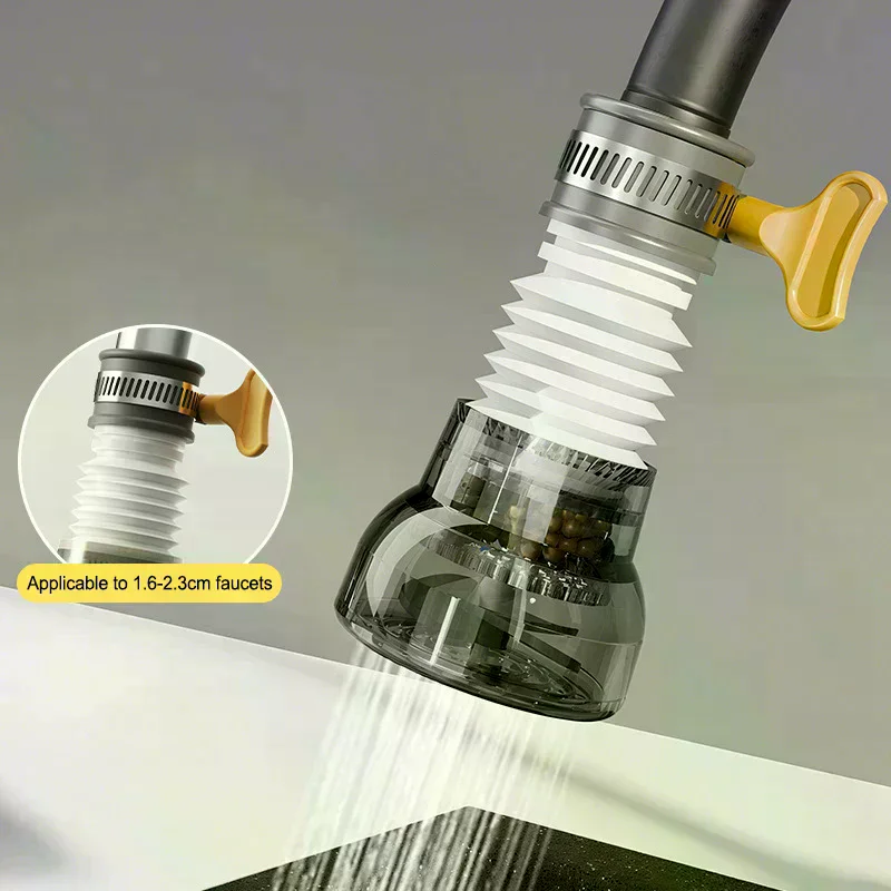 Universal 360 Rotation Faucet Bubbler Swivel Water Saving Economizer Head Shower Kitchen Faucet Nozzle Adapter Sink