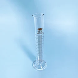 CHANGYUAN High borosilicate glass measuring cylinder, Capacity 5mL-2000mL, Graduated Glass Laboratory Cylinder