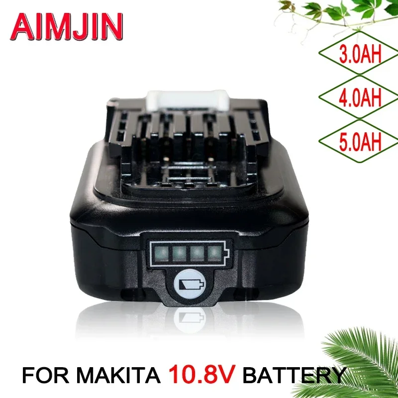 10.8V 3000/4000/5000mAh Rechargeable Li-ion Battery for Makita CXT Series DF031D TD110D JR103D JV101D Power Tool BL1020B BL1040B