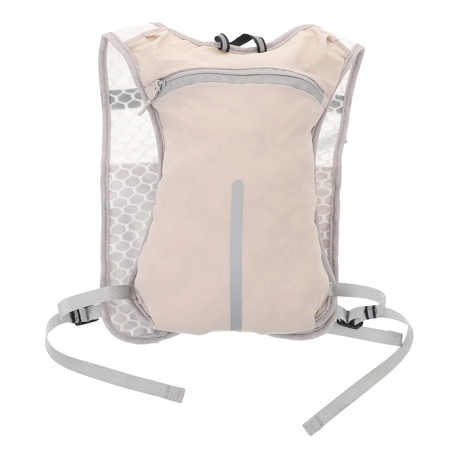 

Running Multifunctional Backpack Adjustable Hiking Vest Lightweight Breathable Reflective Outdoor Running Water Bottle Phone