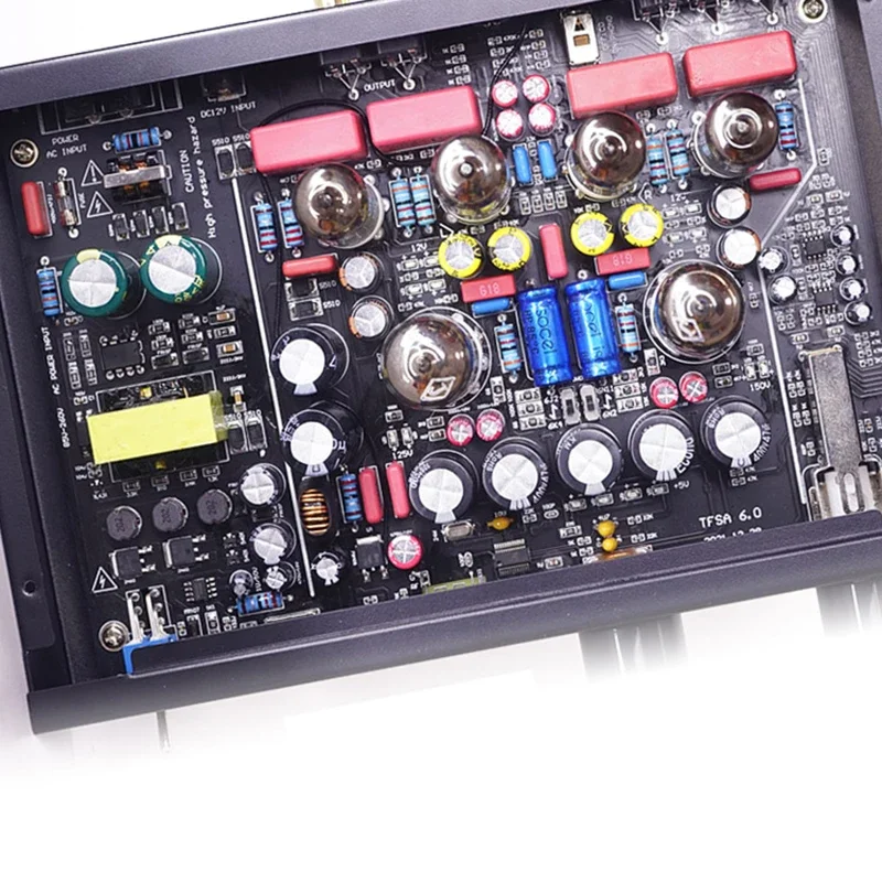 6922 Line Tube Preamplifier Bluetooth 5.2 6N2*3 6K4*3 Tube HIFI Preamplifier Vinyl Turntable Amplifier UBS Music Turntable