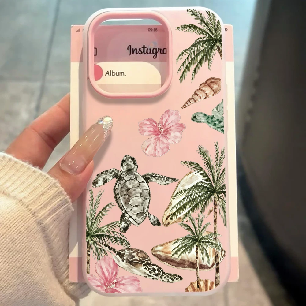 Summer Sea Turtle Jelly material Phone Case For Xiaomi Redmi Note 14 Pro Note 13 12 11 Pro 4G 5G 15C 14C Soft SIlicone Cover view 6