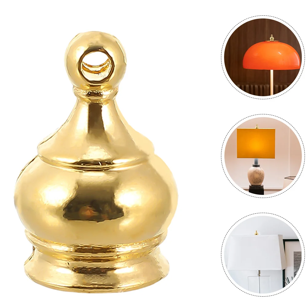 8 Stück Lampen-Endstück-Schraubverschlüsse M10 x 1 Krone, dekorative Knöpfe für Lampenschirm, Bettpfosten-Endstücke, Beleuchtung, Reparaturteile