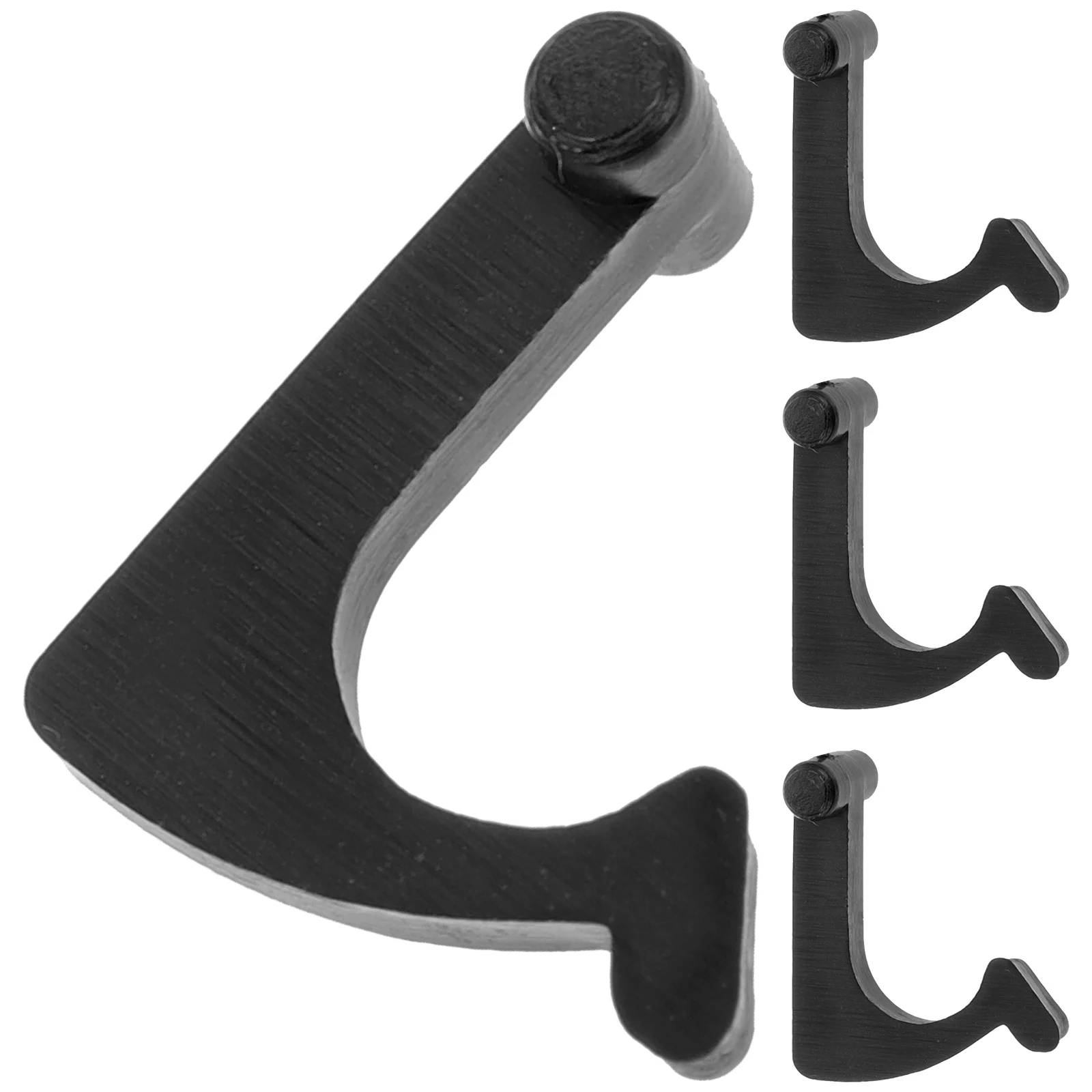 

4pcs Metal Tonearm Clamp Record Holder Buckle for Turntable Stabilizer Black Vinyl Accessories Mount Adapter Secure Grip