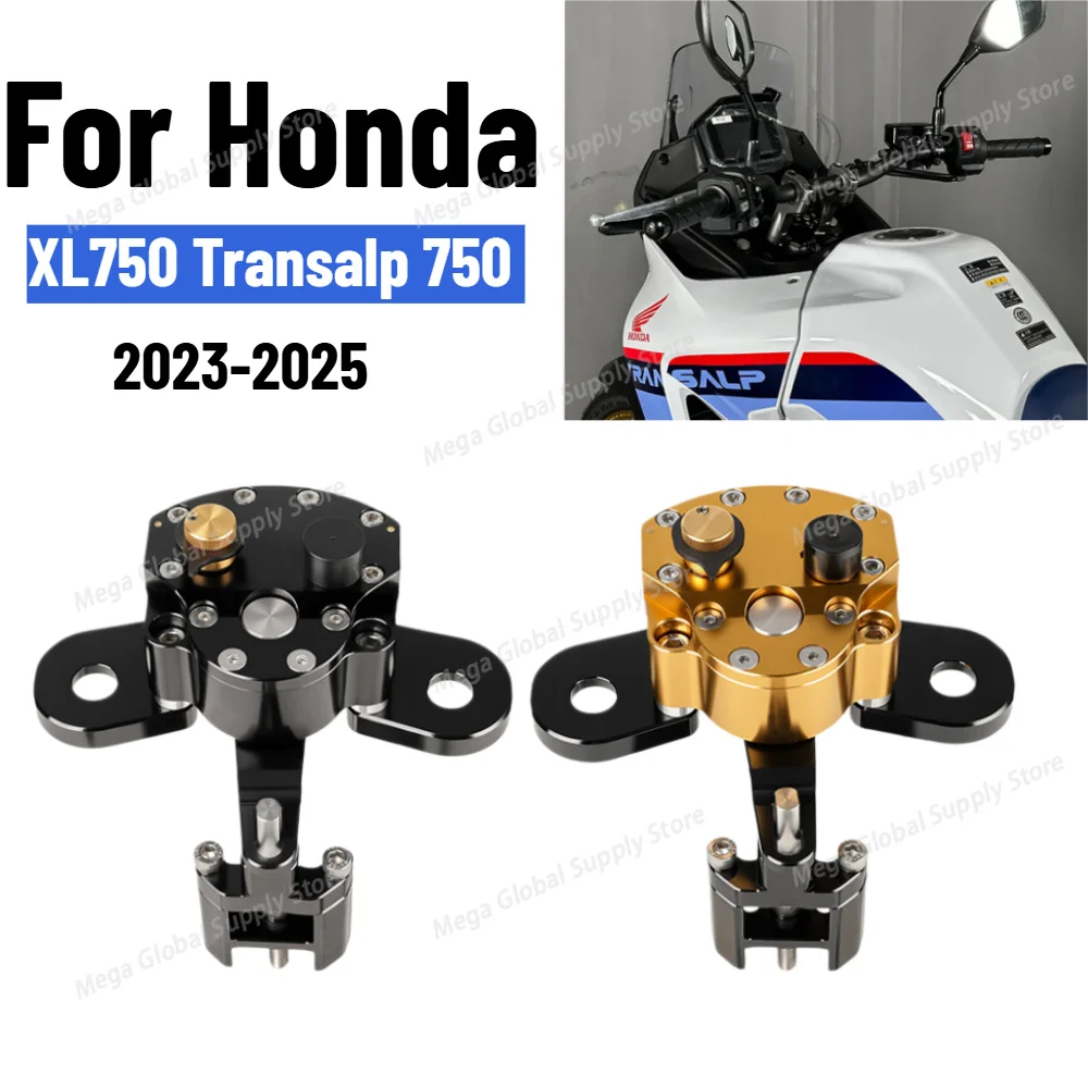 

XL750 Steering Damper Stabilizer For Honda XL 750 Transalp 750 2023-2025 Motorcycle Reverse Safety Kit Steering Shock Absorber