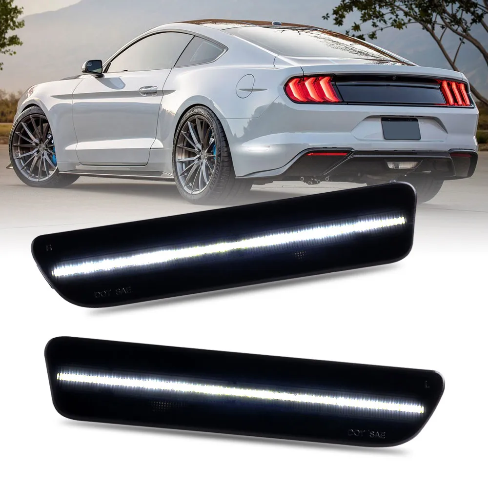 

High Quality Safety Waterproof Side Marker Lamp Black Housing Specially Designed for 05-09 Ford Mustang Suitable for any Weather