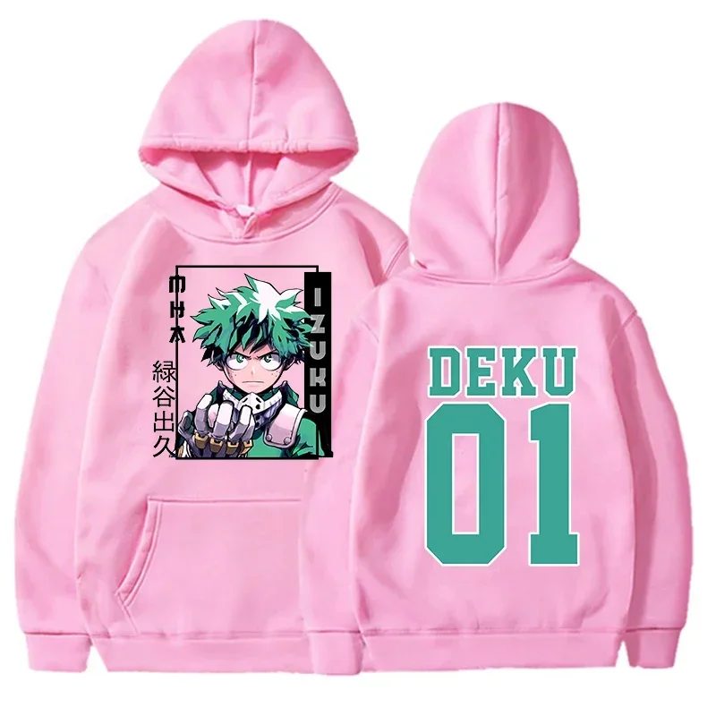 NEW Fashion Anime Deku 01 Printed Hoodie Women Men Autumn Winter Sweatshirt Hip Hop Harajuku Streetwear Long Sleeve Pullover