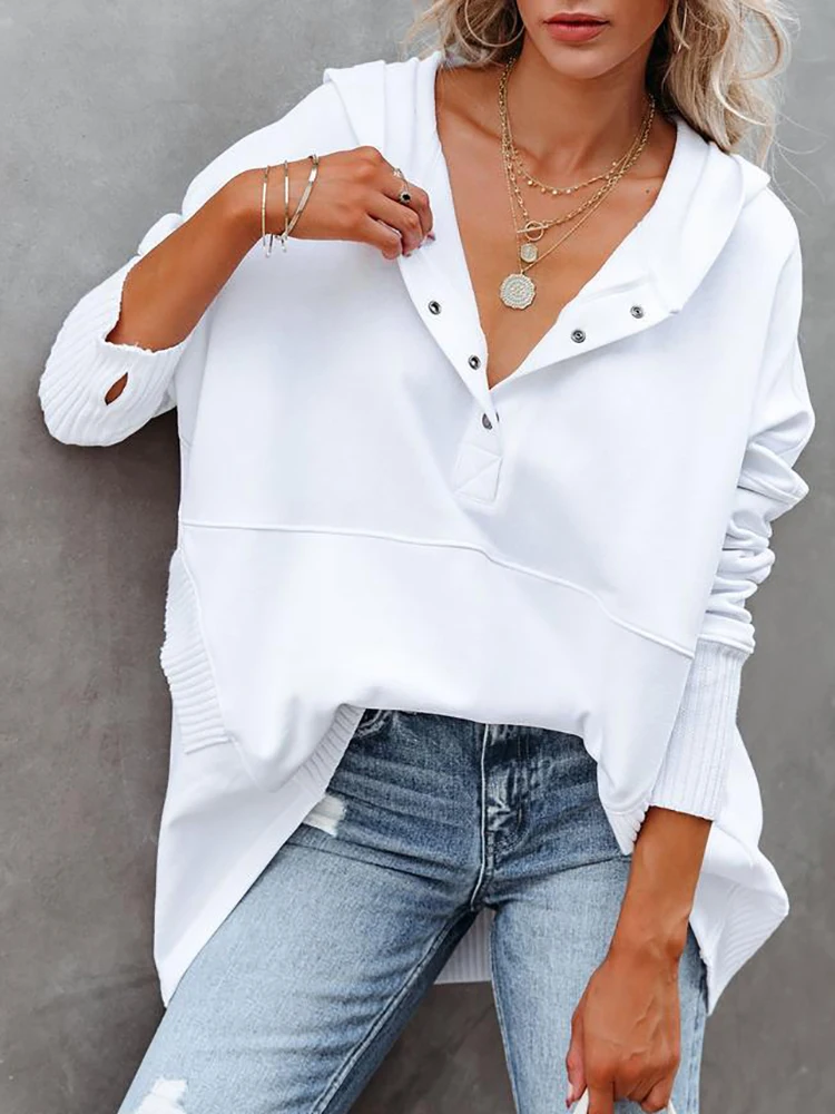 Women's Long Sve Casual Sweatirt Street Sle round Ne Pullover  Color Slim Fit Summer Faion Ladies' Sportswear