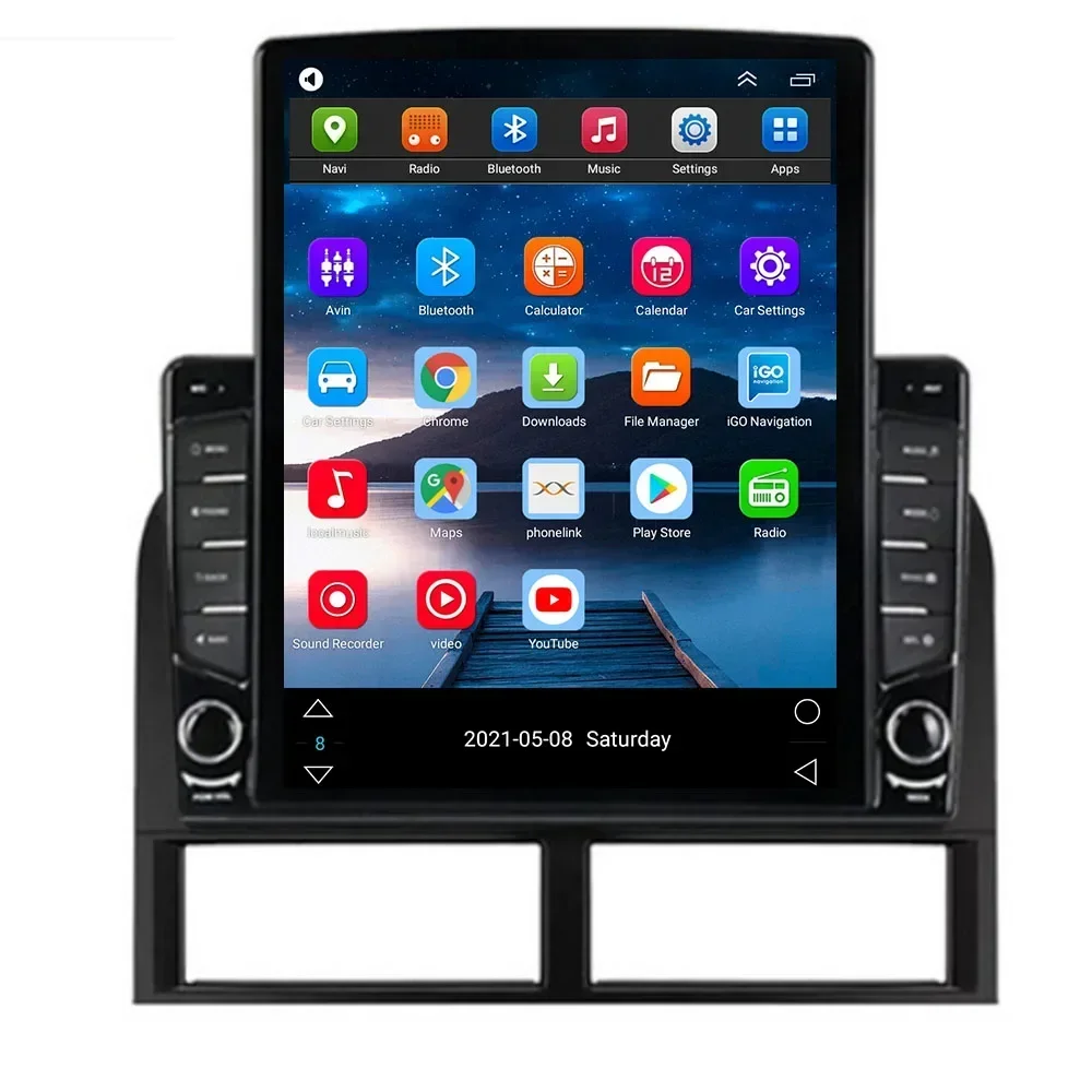 Dla styl Tesla 2Din Radio samochodowe z systemem Android 13 dla Jeep Grand Cherokee II WJ 1998 -04 multimedialny odtwarzacz wideo GPS Stereo Carplay DSP