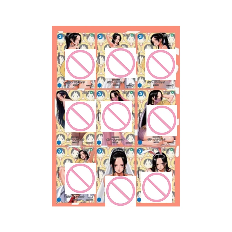 Diy japanische Anime One Piece Charaktere Nico Robin Boa-Hancock Sammelkarten Weihnachten Geburtstagsgeschenke Kinderspielzeug