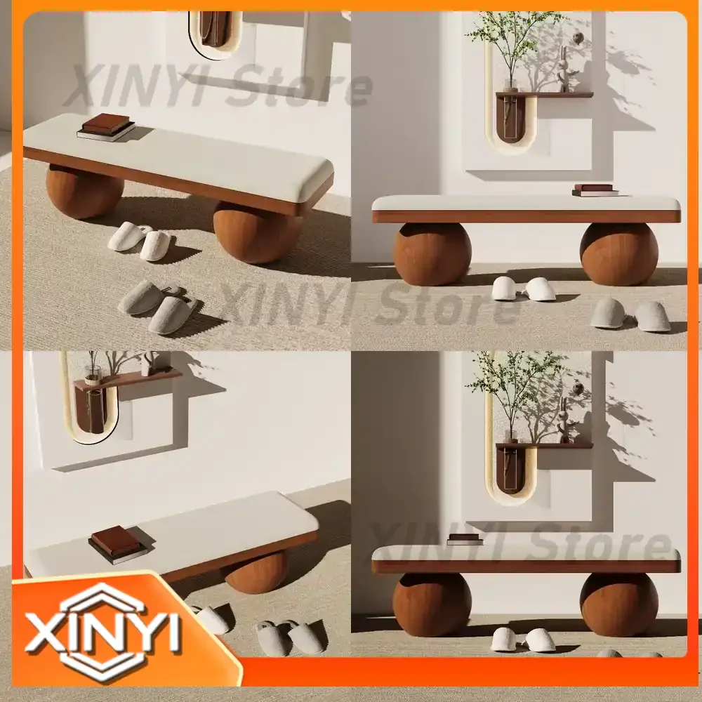 Nordic Simple Sofa Stool for Living Room Cloakroom Foyer Shoe Changing Bench Bedroom Bedside Rest Stool