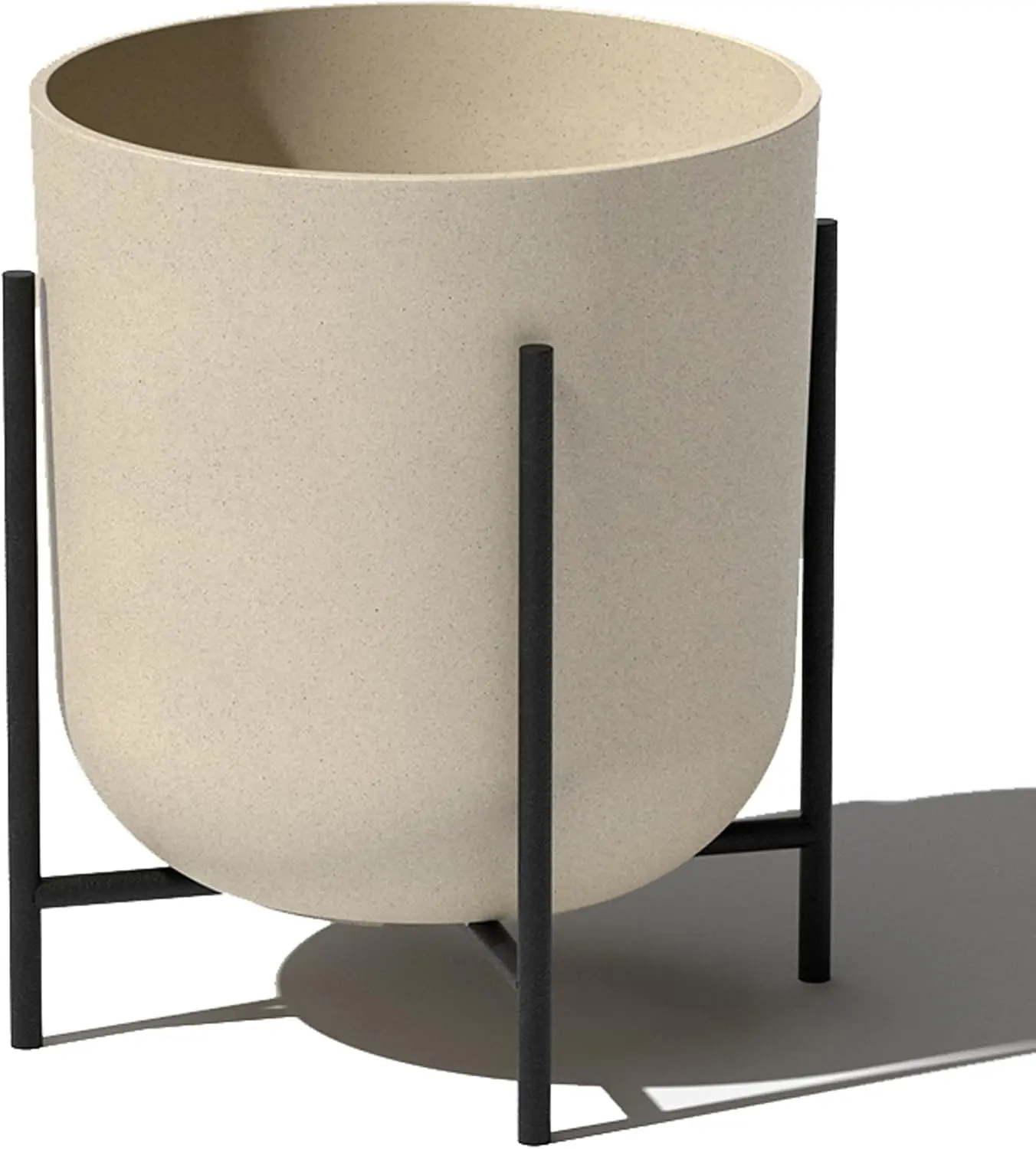 Mason Series Raised Lima Planter - Round Planter with Stand