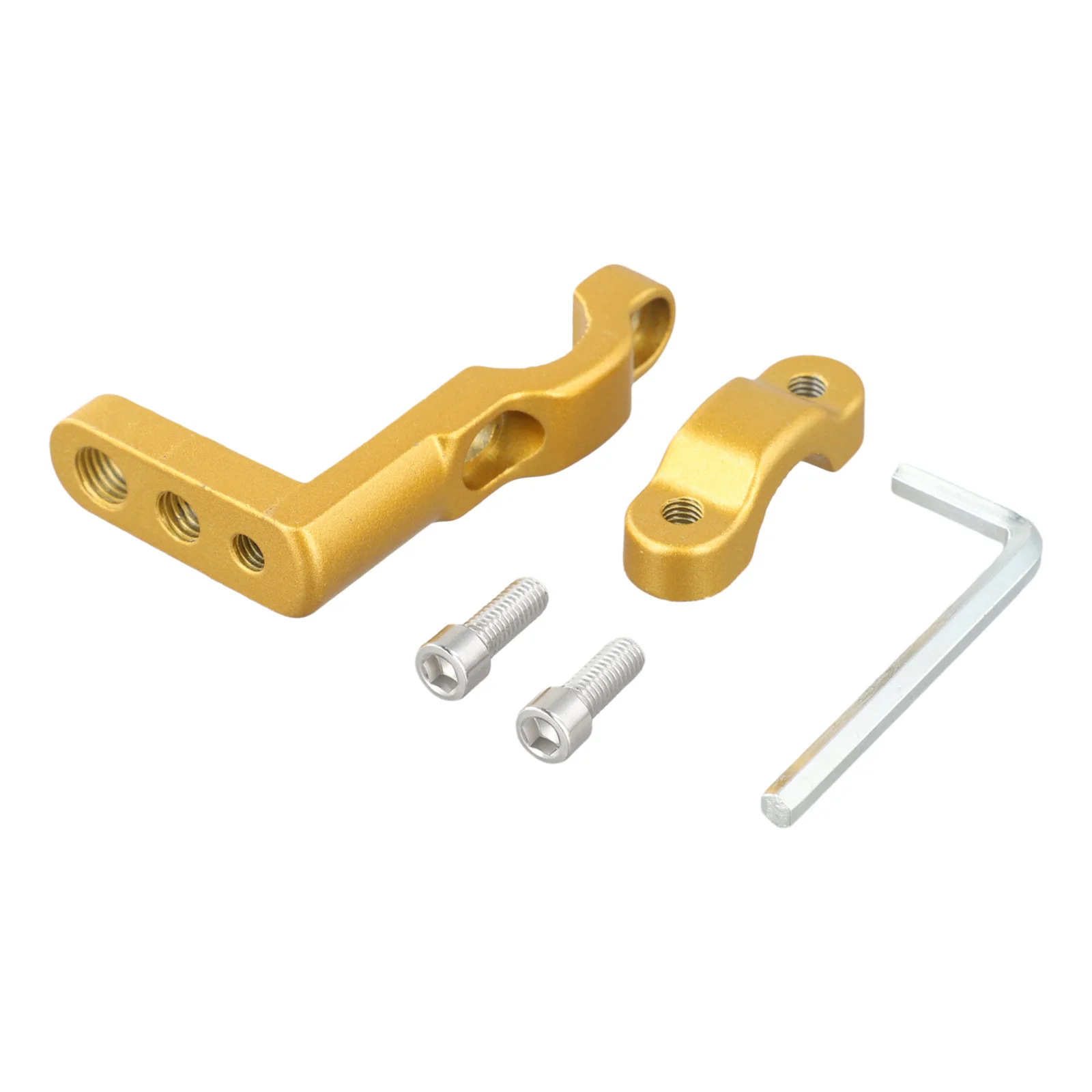Aluminum Bracket 22mm Handlebar Bracket Compact Size Stylish Metallic Finish Expandable Mounting Options For Bikes