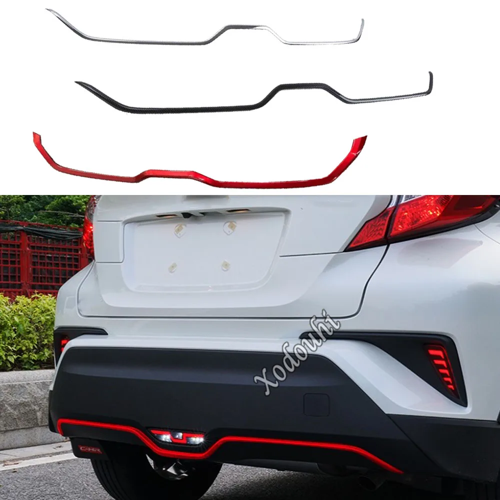 

For Toyota CHR C-HR 2017 2018 2019 2020 2021 Car Body Cover Protection Bumper Trim Rear Back Tail Bottom Hoods Pedal Frame Stick