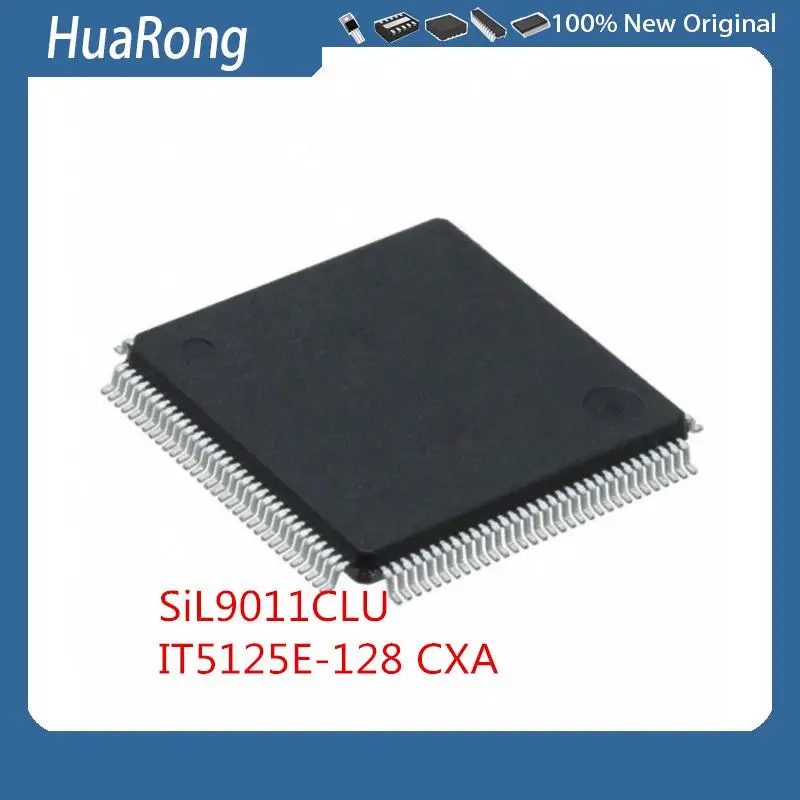 5PCS/LOT       SiL9011CLU    SiL9011    IT5125E-128 CXA      IT5125E     QFP128